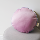 Round Satin Cushion with Piping